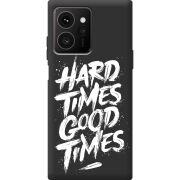 Чорний чохол BoxFace HMD Skyline Hard Times Good Times