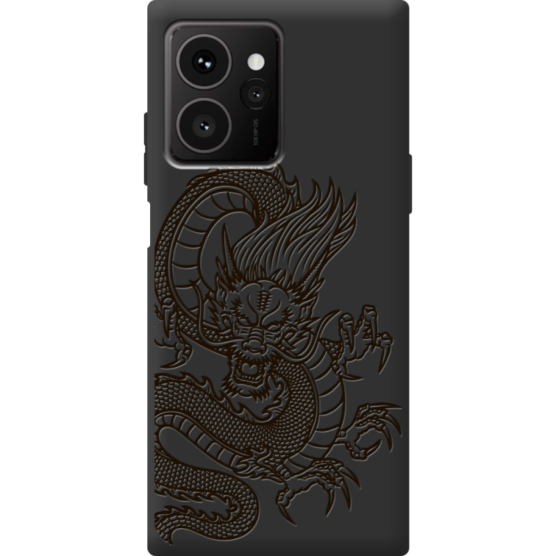Чорний чохол BoxFace HMD Skyline Chinese Dragon