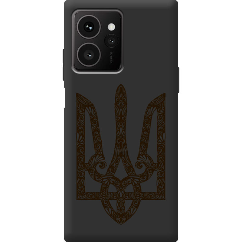 Чорний чохол BoxFace HMD Skyline Ukrainian Trident