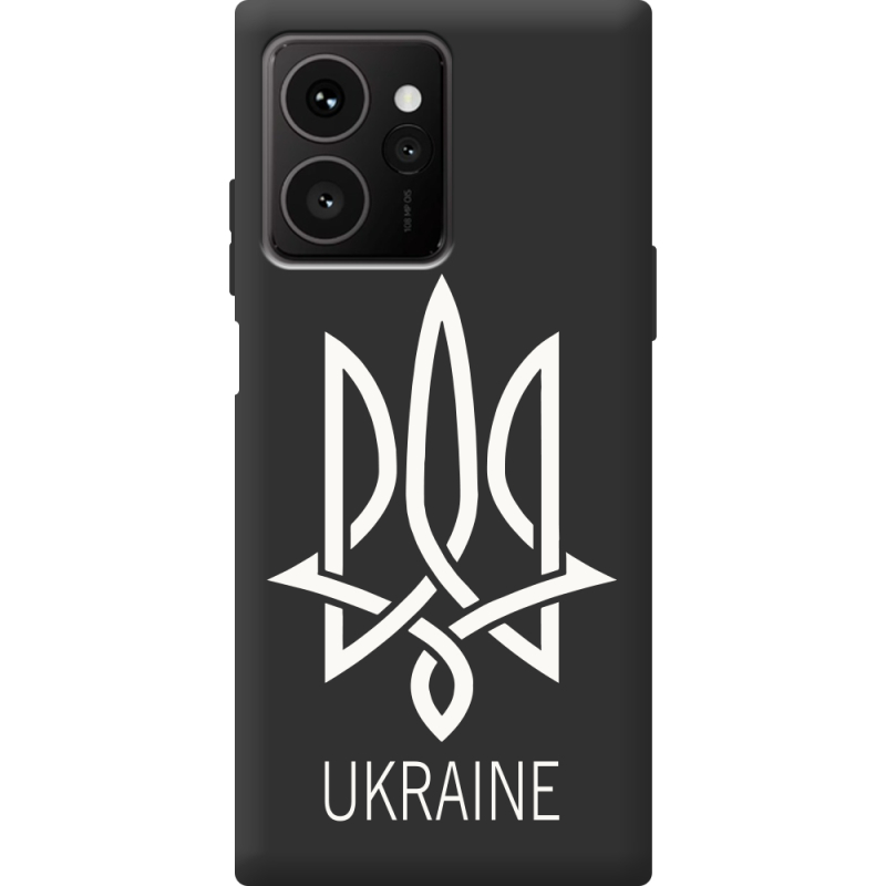 Чорний чохол BoxFace HMD Skyline Тризуб монограмма ukraine