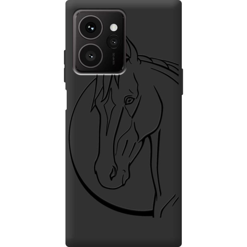 Чорний чохол BoxFace HMD Skyline Horse