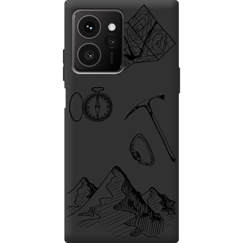 Чорний чохол BoxFace HMD Skyline Mountains