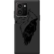 Чорний чохол BoxFace HMD Skyline Wolf and Raven