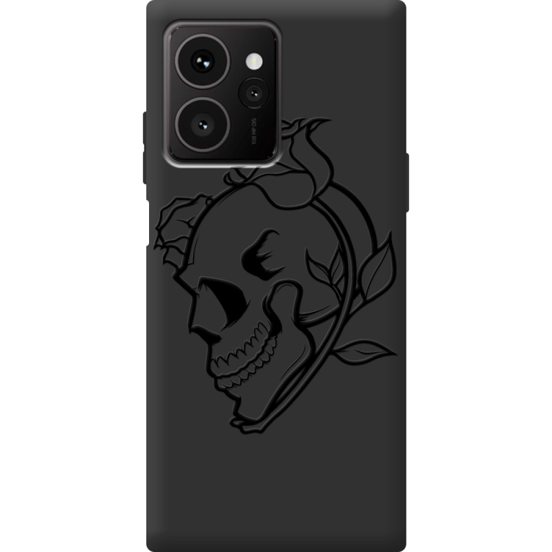 Чорний чохол BoxFace HMD Skyline Skull and Roses