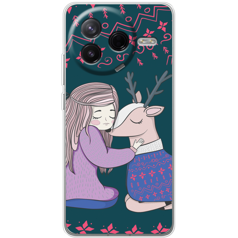 Чохол BoxFace Poco F7 Pro Girl and deer
