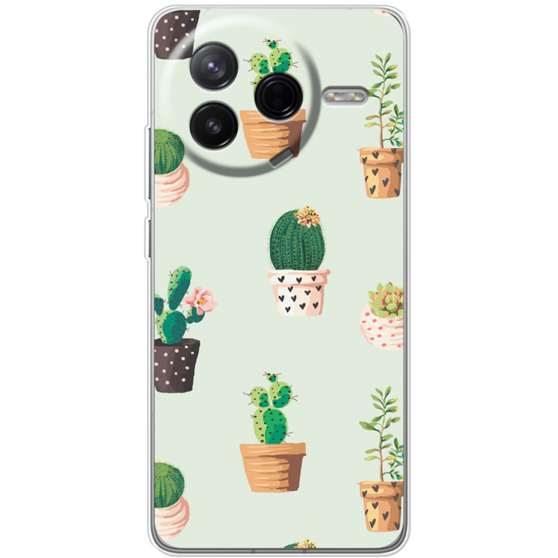 Чохол BoxFace Poco F7 Pro L-green Cacti