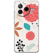 Чохол BoxFace Poco F7 Pro Line Flowers