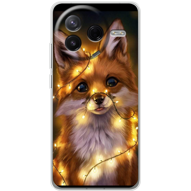 Чохол BoxFace Poco F7 Pro Різдвяна лисичка