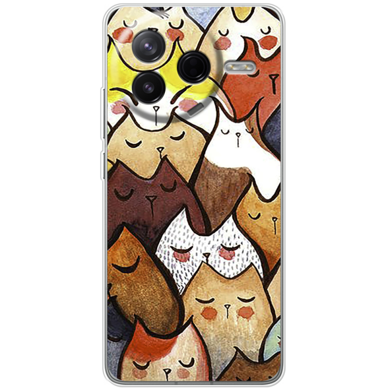 Чохол BoxFace Poco F7 Pro Sleepy Cats