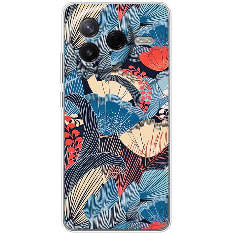 Чохол BoxFace Poco F7 Pro Blue Herb