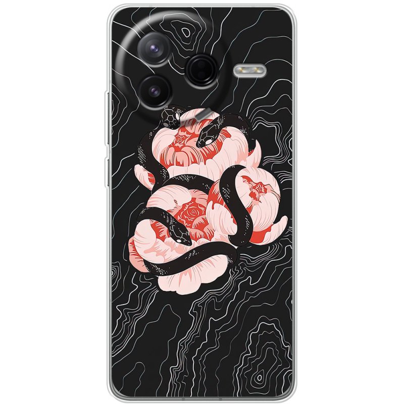 Чохол BoxFace Poco F7 Pro Snake Rose