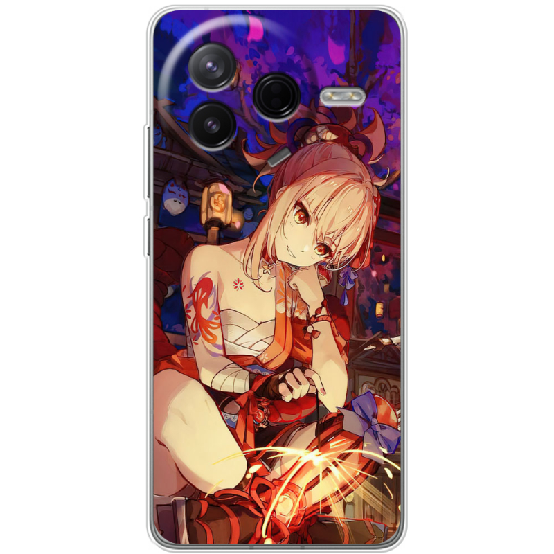 Чохол BoxFace Poco F7 Pro Genshin Ёимия с огоньком