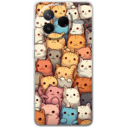 Чохол BoxFace Poco F7 Pro Котики муркотики