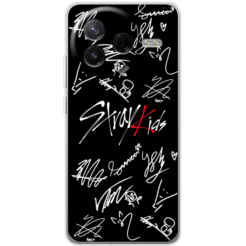 Чохол BoxFace Poco F7 Pro Stray Kids автограф