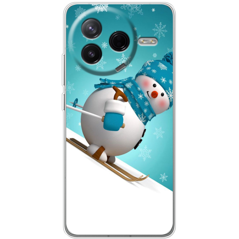 Чохол BoxFace Poco F7 Pro Skier Snowman