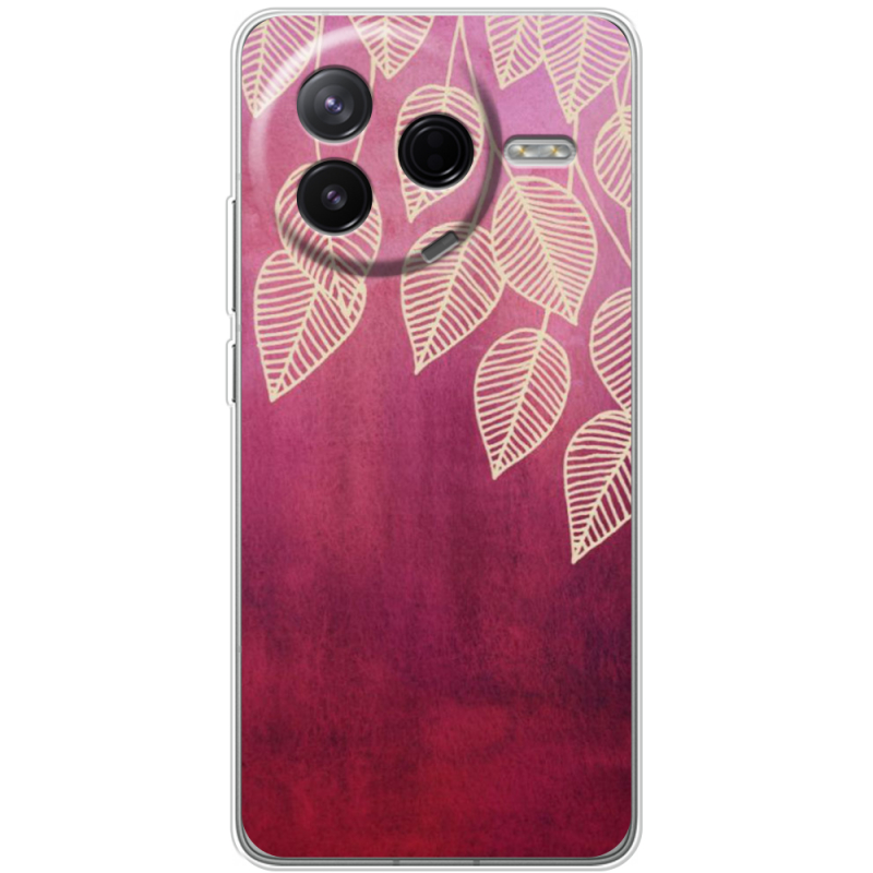 Чохол BoxFace Poco F7 Pro Gold Leaves