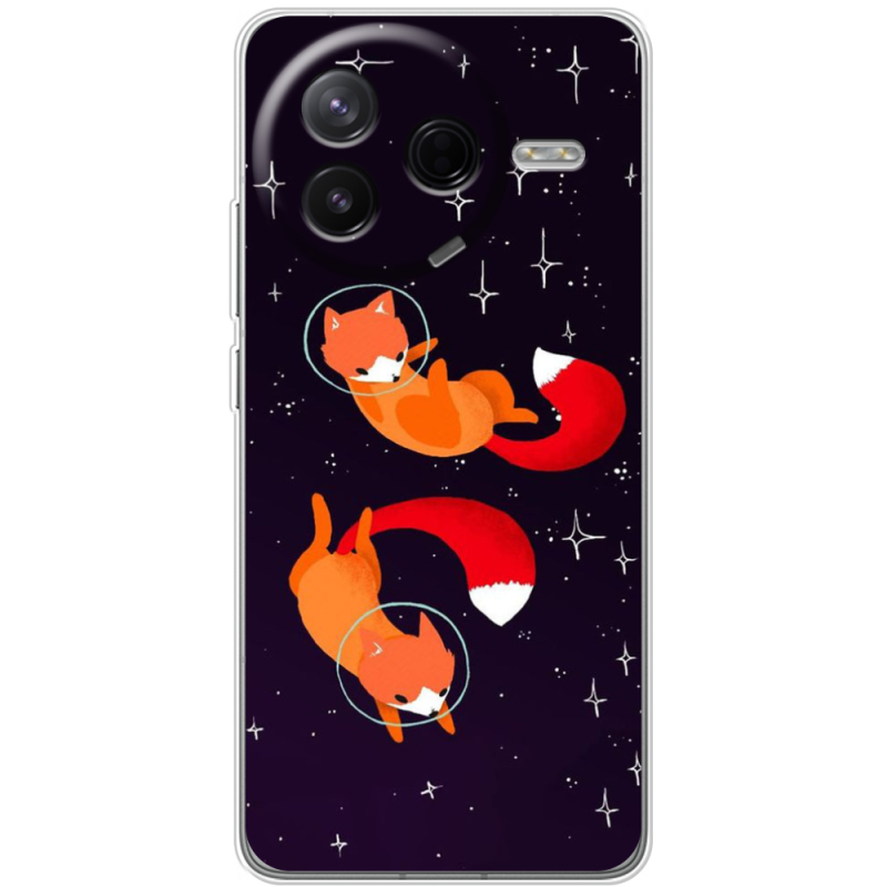 Чохол BoxFace Poco F7 Pro Fox-Astronauts