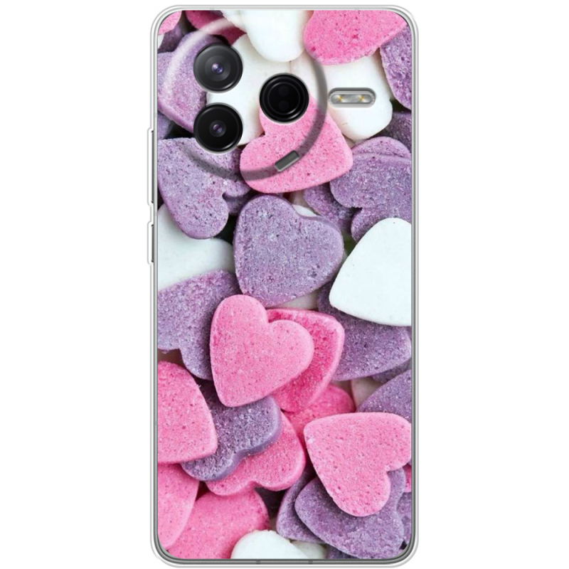 Чохол BoxFace Poco F7 Pro Сердечки