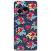 Чохол BoxFace Poco F7 Pro Flying Elephants