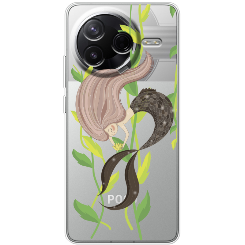 Прозорий чохол BoxFace Poco F7 Pro Cute Mermaid