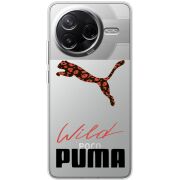 Прозорий чохол BoxFace Poco F7 Pro Wild Cat