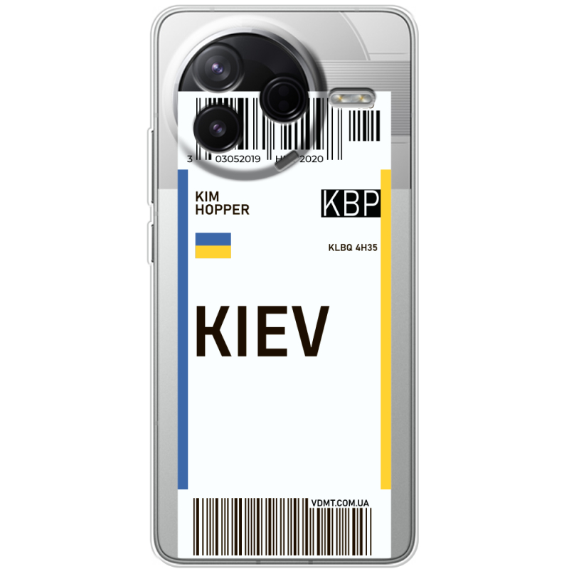 Прозорий чохол BoxFace Poco F7 Pro Ticket Kiev