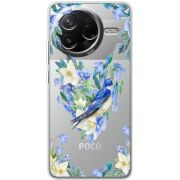 Прозорий чохол BoxFace Poco F7 Pro Spring Bird
