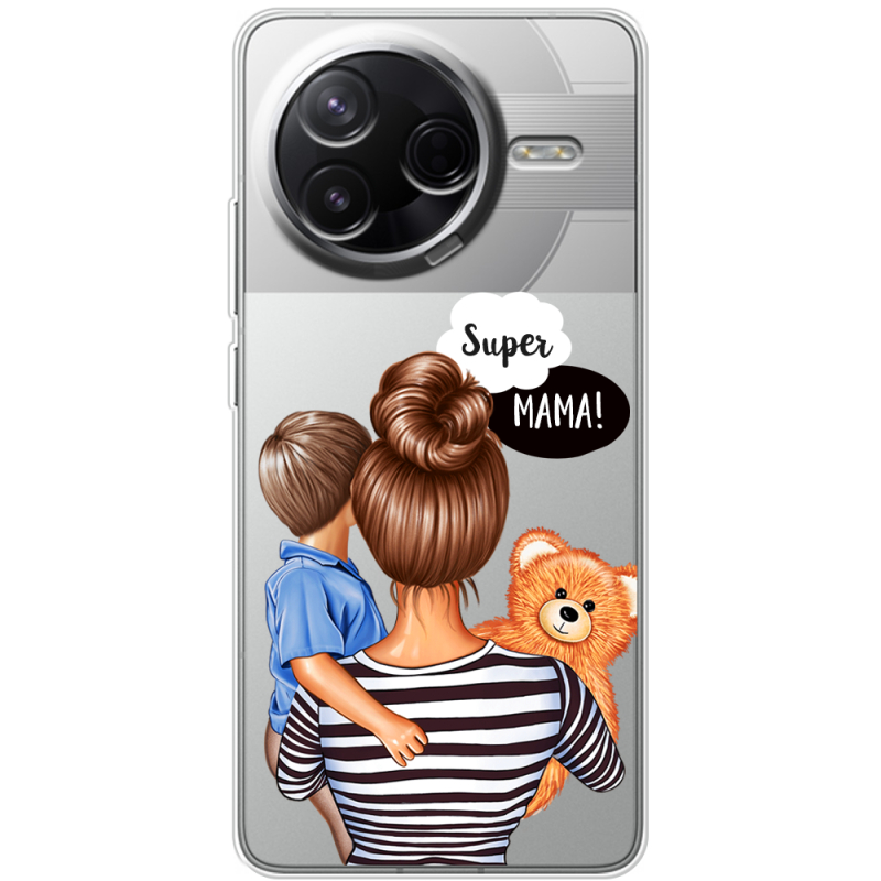 Прозорий чохол BoxFace Poco F7 Pro Super Mama and Son