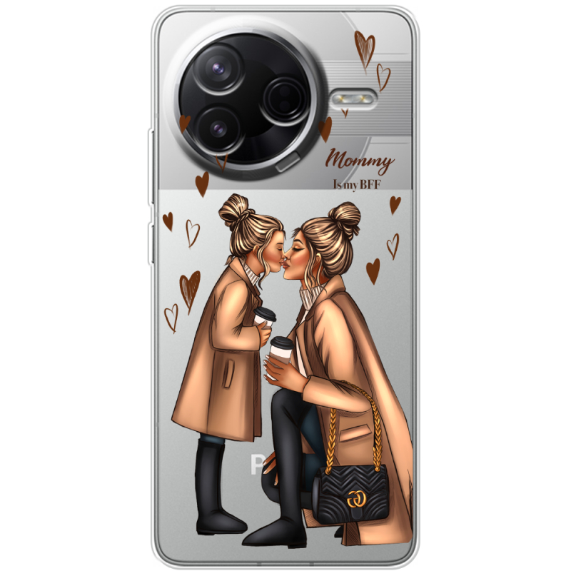 Прозорий чохол BoxFace Poco F7 Pro Mommy Is My BFF