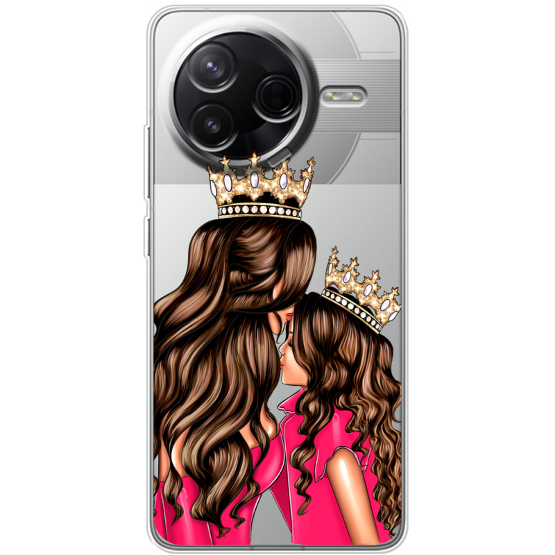 Прозорий чохол BoxFace Poco F7 Pro Queen and Princess