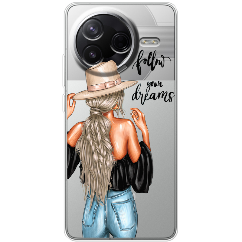 Прозорий чохол BoxFace Poco F7 Pro Follow Your Dreams