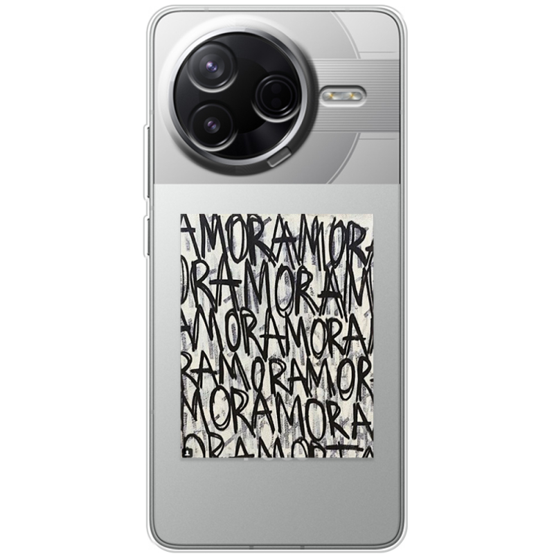 Прозорий чохол BoxFace Poco F7 Pro Amor Amor