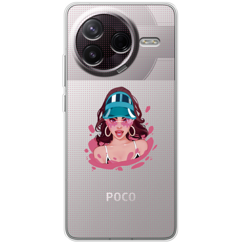 Прозорий чохол BoxFace Poco F7 Pro Selena Gomez