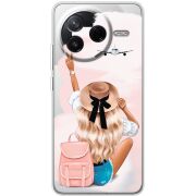 Прозорий чохол BoxFace Poco F7 Pro Travel Girl