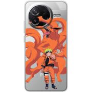 Прозорий чохол BoxFace Poco F7 Pro Naruto and Kurama