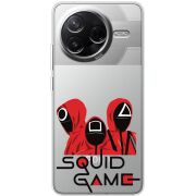 Прозорий чохол BoxFace Poco F7 Pro siquid game люди в красном