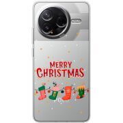 Прозорий чохол BoxFace Poco F7 Pro Merry Christmas