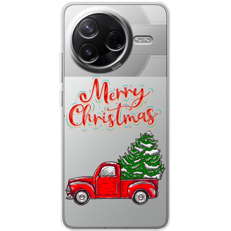 Прозорий чохол BoxFace Poco F7 Pro Holiday Car