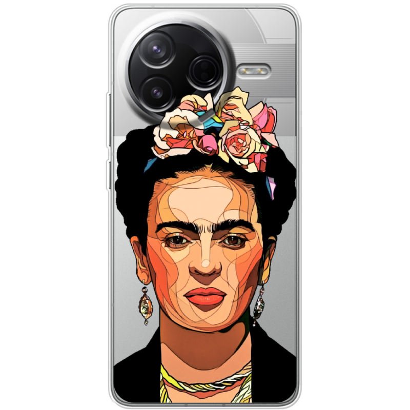 Прозорий чохол BoxFace Poco F7 Pro Фрида Кало