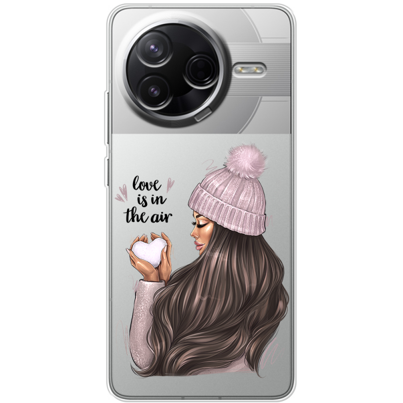 Прозорий чохол BoxFace Poco F7 Pro love is in the air