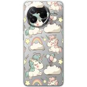 Прозорий чохол BoxFace Poco F7 Pro Unicorns