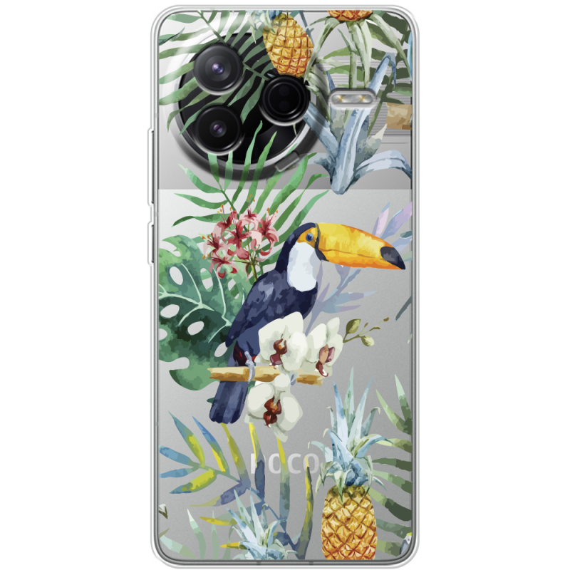 Прозорий чохол BoxFace Poco F7 Pro Tucan