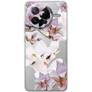 Прозорий чохол BoxFace Poco F7 Pro Chinese Magnolia