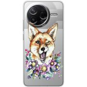 Прозорий чохол BoxFace Poco F7 Pro Winking Fox