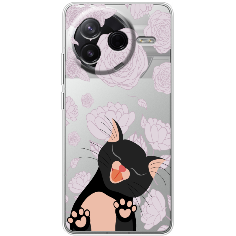 Прозорий чохол BoxFace Poco F7 Pro Meow