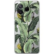 Прозорий чохол BoxFace Poco F7 Pro Banana Leaves