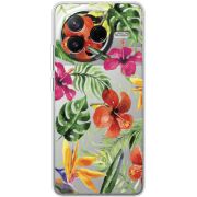 Прозорий чохол BoxFace Poco F7 Pro Tropical Flowers