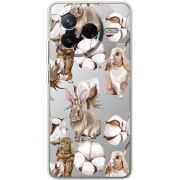 Прозорий чохол BoxFace Poco F7 Pro Cotton and Rabbits