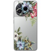 Прозорий чохол BoxFace Poco F7 Pro Floral