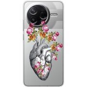 Чохол зі стразами Poco F7 Pro Heart